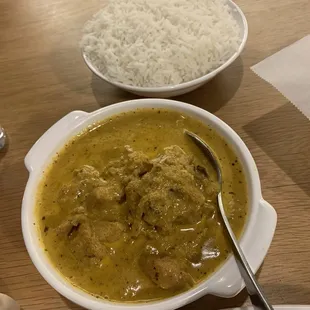 Chicken Shahi Korma with paneer