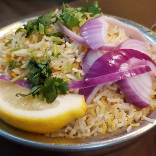 Paneer biryani
