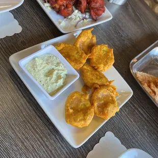 Chicken Lollipops and Egg Bonda