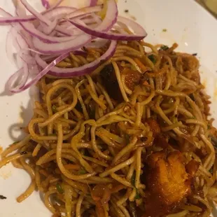 Chicken Noodles (Desi Style)