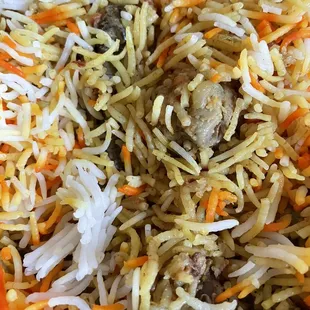Delicious chicken Briyani!