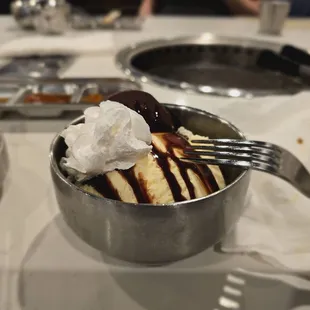 Moon pie ice cream dessert
