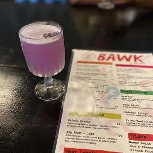 Lavender lemon drop. Personal favorite everywhere I go. This one was really good.