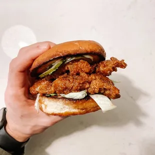 Lil chicken sandwich