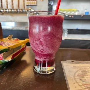 Grape slushee