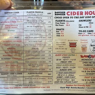Drink Menu