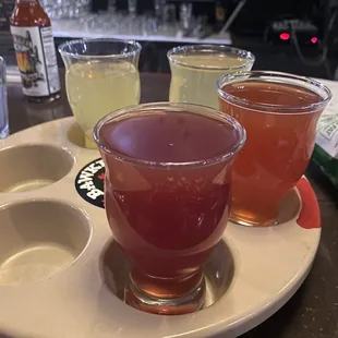 Cider flight