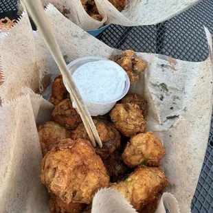 Fried shrooms