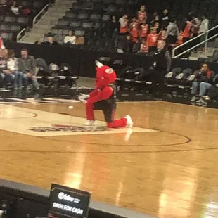 Durango on basketball court