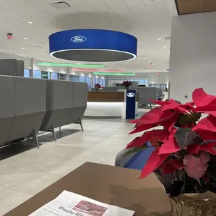 Newly remodeled waiting area