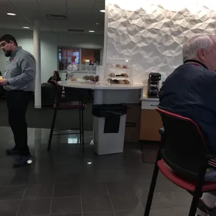 The complementary pastries are evil!