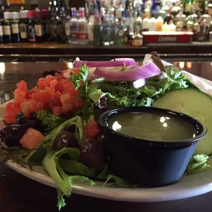 half Greek salad