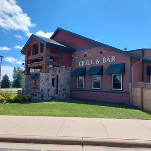 the front of the restaurant