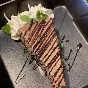 Andes Mint Chocolate Cheesecake