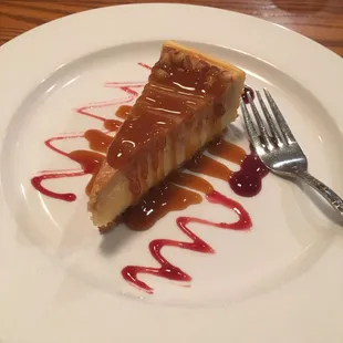 Sea salt Carmel cheesecake!