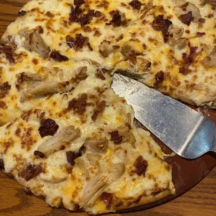 Chicken Bacon Ranch Pizza