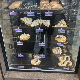 Fried pies, flips and danishes.