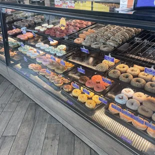 Large variety of donuts!