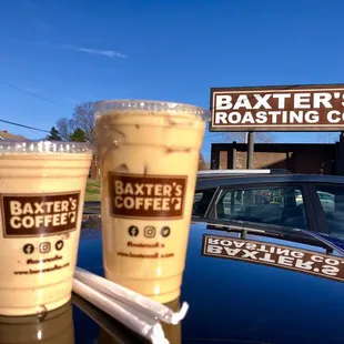 Protein coffee shakes! Bing Bong