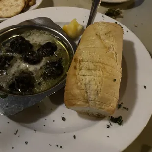 Escargot appetizer