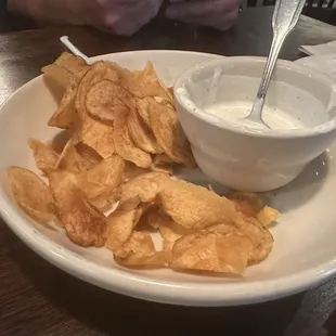 Chips and Ranch Dressing