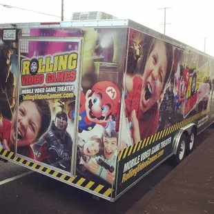 Rolling Video Game Truck