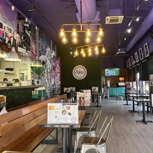 interior, sushi and sashimi