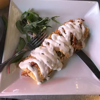 chicken shawarma omelette