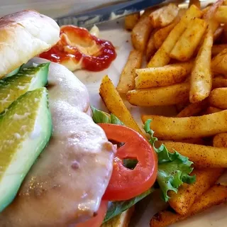 chicken avocado club sandwich