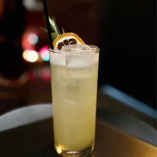 Rosemary mule (non-alcoholic cocktail, so tasty)