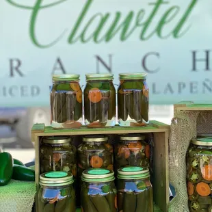 Clawtel Ranch whole pickled jalapeños