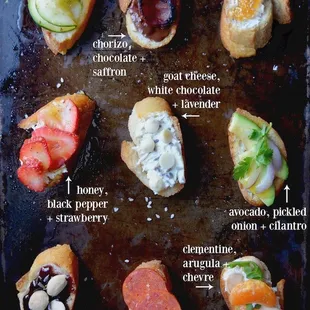 Assortment Bruschetta