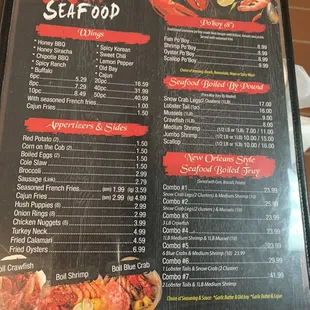 menu, sushi and sashimi