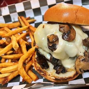 Mushroom &amp; Swiss Burger