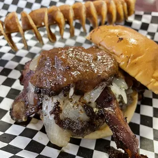 The Black &amp; Blue Burger