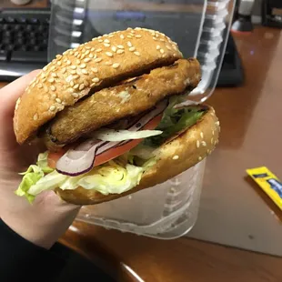 Salmon Burger