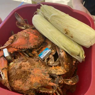 crab and corn
