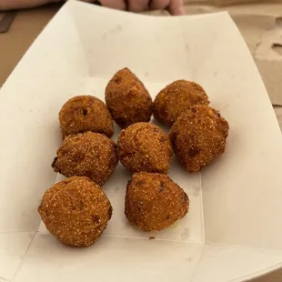 a box of crab bites