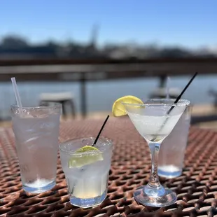 Mexican mule and lemon drop