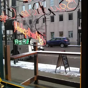 Winter day at Bay Horse Cafe