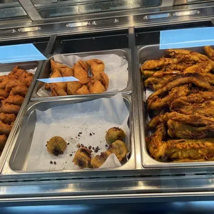 interior, chicken wings and fried chicken