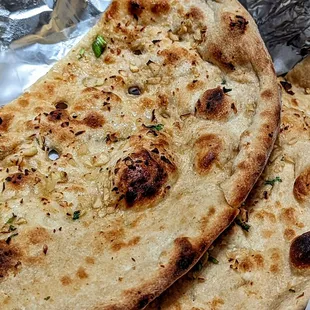 Garlic naan