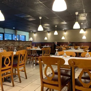 Spacious dining room