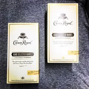 two bottles of crown royal