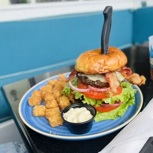 Double D burger
