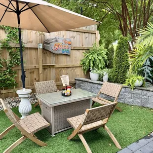 sushi and sashimi, outside