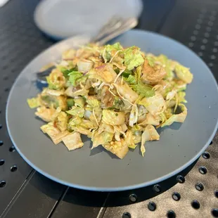 a plate of food on a table