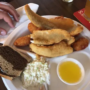 Seafood Platter- pike scallops and perch. This is the best deal!!!