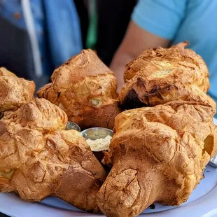 a plate of fried food