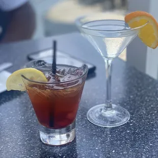 Strawberry Iced Tea and Naked Cosmo